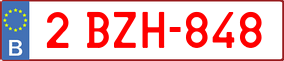 Truck License Plate